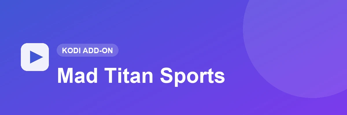 How to Install Mad Titan Sports on Kodi thumbnail